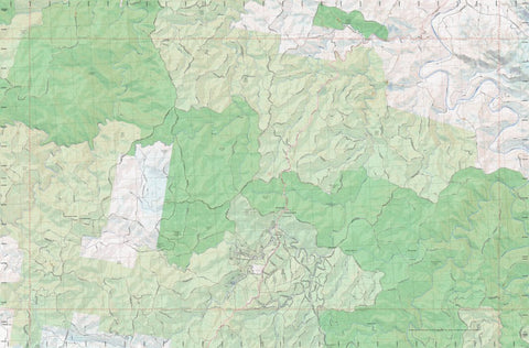 Getlost Map 9437-4N Clouds Creek NSW Topographic Map V15 1:25,000