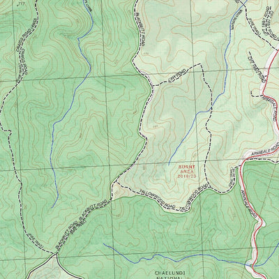 Getlost Map 9437-4N Clouds Creek NSW Topographic Map V15 1:25,000