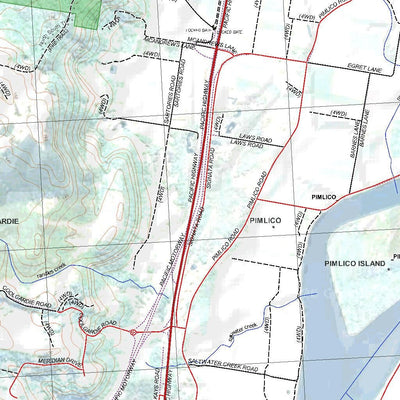 Getlost Map 9640-3S Empire Vale NSW Topographic Map V15 1:25,000