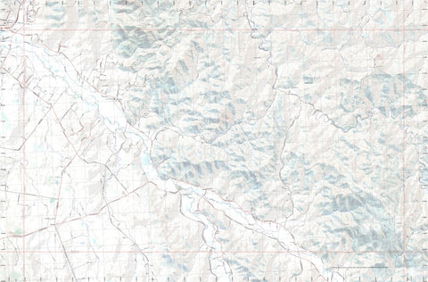 Getlost Map 9135-4S Dungowan NSW Topographic Map V15 1:25,000