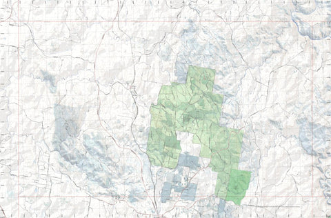 Getlost Map 8731-4N Kerrs Creek NSW Topographic Map V15 1:25,000