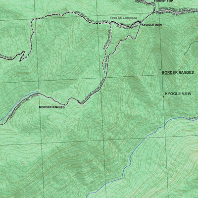 Getlost Map 9541-3S Brays Creek NSW Topographic Map V15 1:25,000