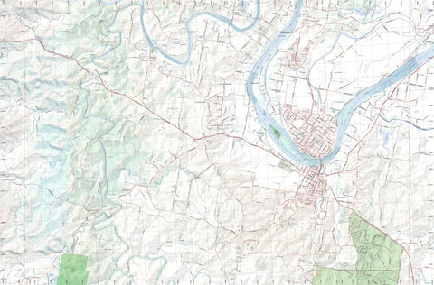 Getlost Map 9438-1S Grafton NSW Topographic Map V15 1:25,000
