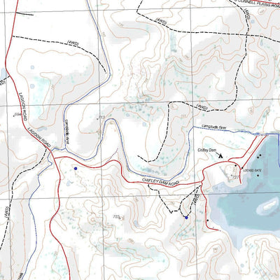 Getlost Map 8830-4N The Lagoon NSW Topographic Map V15 1:25,000