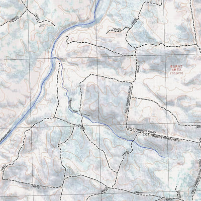 Getlost Map 8827-1S Oallen NSW Topographic Map V15 1:25,000