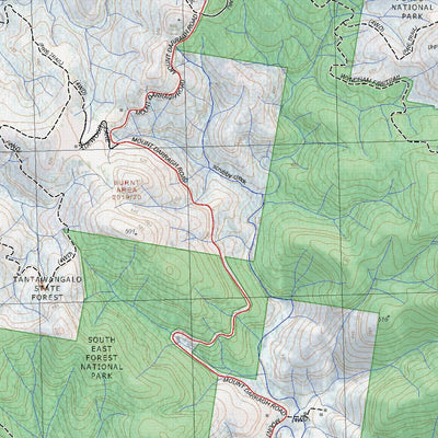 Getlost Map 8824-3S Wyndham NSW Topographic Map V15 1:25,000