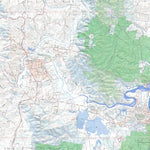 Getlost Map 8824-1S Bega NSW Topographic Map V15 1:25,000