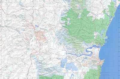 Getlost Map 8824-1S Bega NSW Topographic Map V15 1:25,000