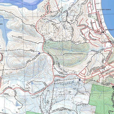 Getlost Map 8824-1S Bega NSW Topographic Map V15 1:25,000