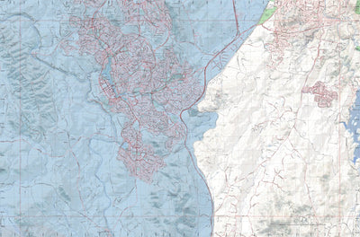 Getlost Map 8727-3S Tuggeranong NSW Topographic Map V15 1:25,000