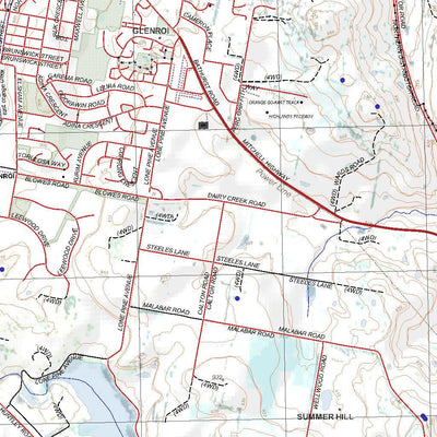 Getlost Map 8731-3N Orange NSW Topographic Map V15 1:25,000