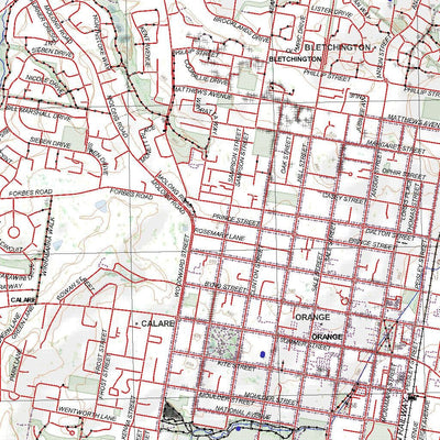 Getlost Map 8731-3N Orange NSW Topographic Map V15 1:25,000