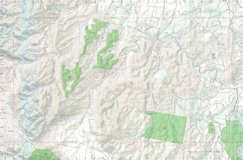 Getlost Map 9438-2S Blaxlands Flat NSW Topographic Map V15 1:25,000