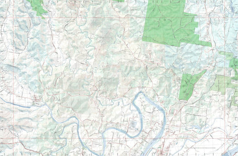 Getlost Map 9438-1N Copmanhurst NSW Topographic Map V15 1:25,000