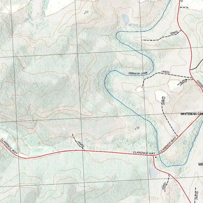 Getlost Map 9438-1N Copmanhurst NSW Topographic Map V15 1:25,000