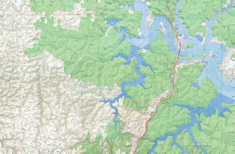 Getlost Map 9130-4N Cowan NSW Topographic Map V15 1:25,000