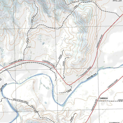 Getlost Map 8828-1S Towrang NSW Topographic Map V15 1:25,000