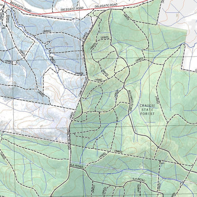 Getlost Map 8723-4N Craigie NSW Topographic Map V15 1:25,000