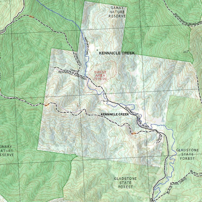 Getlost Map 9436-1N Missabotti NSW Topographic Map V15 1:25,000