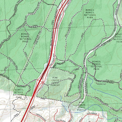 Getlost Map 9537-3S Raleigh NSW Topographic Map V15 1:25,000
