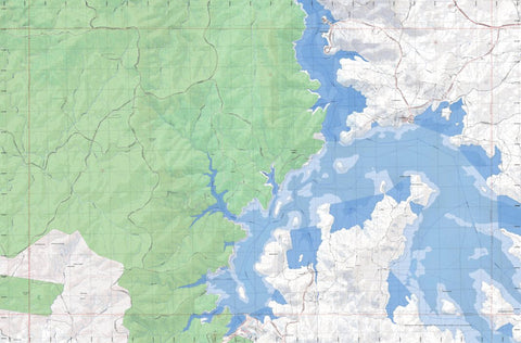 Getlost Map 8625-4N Old Adaminaby NSW Topographic Map V15 1:25,000