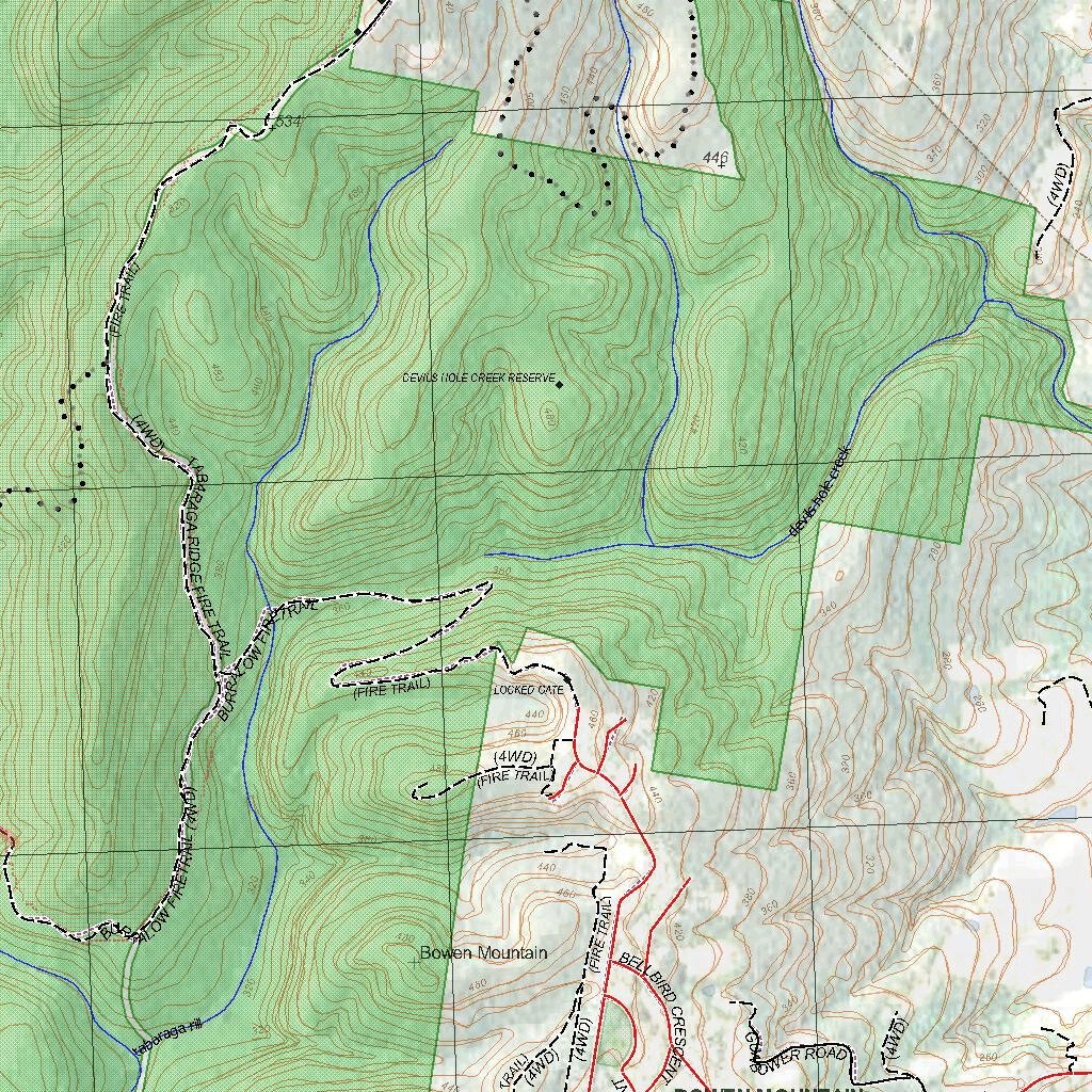 Getlost Map 90304N Kurrajong NSW Topographic Map V15 125,000 by