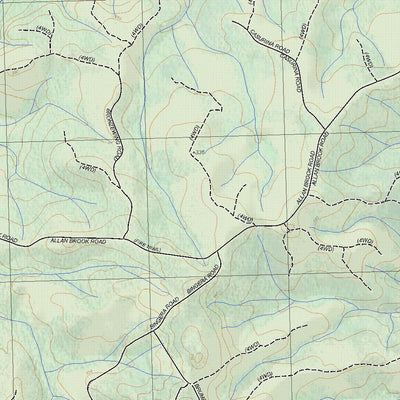 Getlost Map 8823-3N Timbillica NSW Topographic Map V15 1:25,000