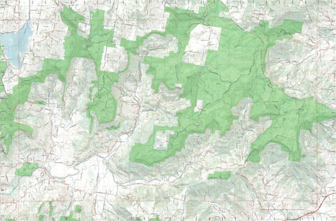 Getlost Map 9028-4S Kangaroo Valley NSW Topographic Map V15 1:25,000