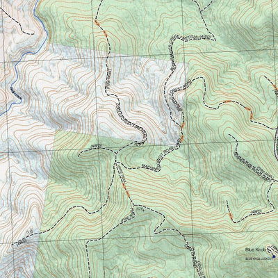 Getlost Map 9334-4N Kokomerican NSW Topographic Map V15 1:25,000