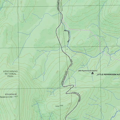 Getlost Map 8626-4N Peppercorn NSW Topographic Map V15 1:25,000