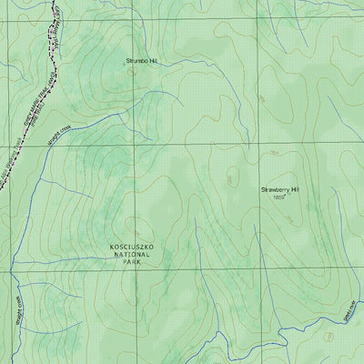 Getlost Map 8525-1S Jagungal NSW Topographic Map V15 1:25,000