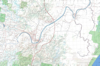 Getlost Map 9435-1N Kempsey NSW Topographic Map V15 1:25,000