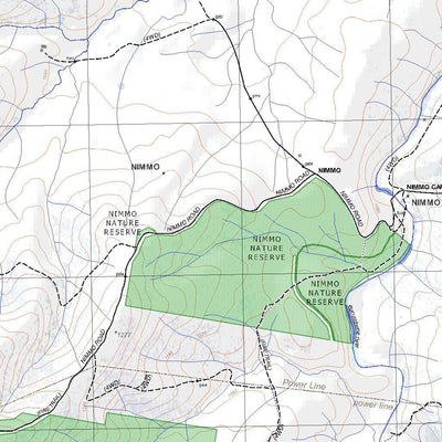 Getlost Map 8625-4S Nimmo Plain NSW Topographic Map V15 1:25,000