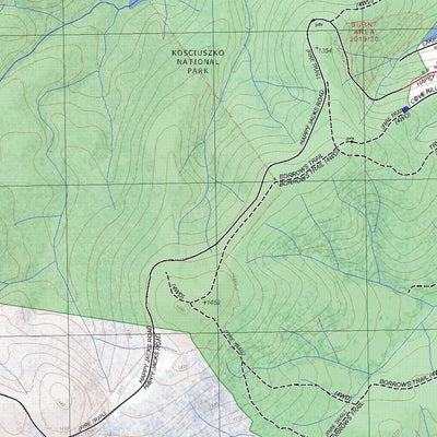 Getlost Map 8625-4S Nimmo Plain NSW Topographic Map V15 1:25,000