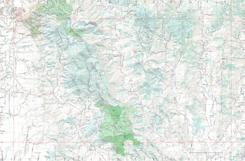 Getlost Map 9540-4S Larnook NSW Topographic Map V15 1:25,000