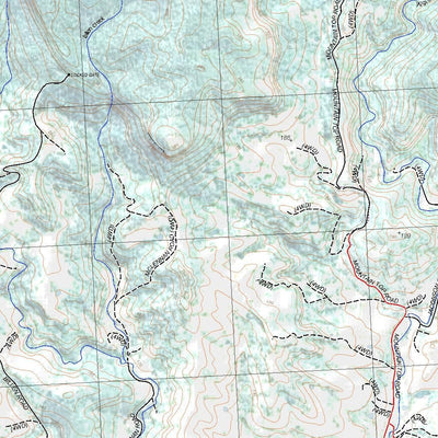 Getlost Map 9540-4S Larnook NSW Topographic Map V15 1:25,000