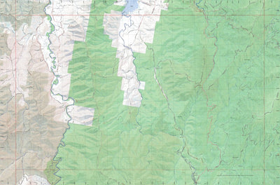 Getlost Map 8525-3N Scammels Lookout NSW Topographic Map V15 1:25,000