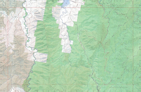 Getlost Map 8525-3N Scammels Lookout NSW Topographic Map V15 1:25,000