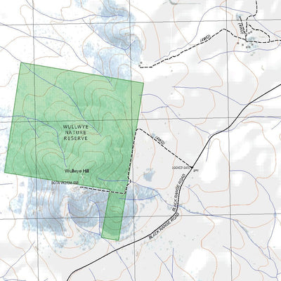 Getlost Map 8625-2S Wullwye NSW Topographic Map V15 1:25,000