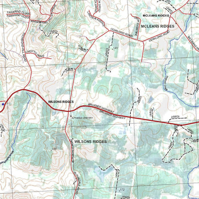 Getlost Map 9540-2N Lismore NSW Topographic Map V15 1:25,000