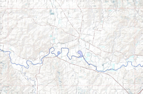 Getlost Map 8427-1N Nangus NSW Topographic Map V15 1:25,000