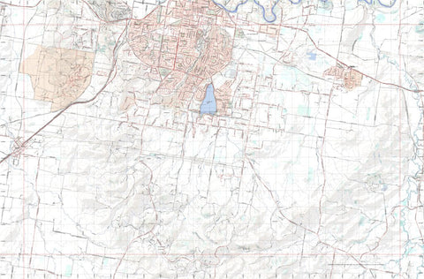 Getlost Map 8327-1S Lake Albert NSW Topographic Map V15 1:25,000