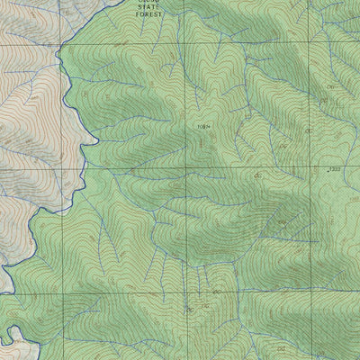 Getlost Map 8524-4S Davies Plain NSW Topographic Map V15 1:25,000