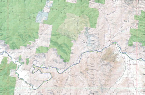 Getlost Map 8426-3S Jingellic NSW Topographic Map V15 1:25,000