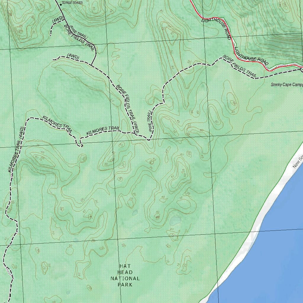 South West Rocks Street Map.pdf Getlost Map 9536-3S South West Rocks NSW Topographic Map V15 1:25,000 ...