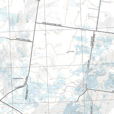 Getlost Map 9240-1S Stanthorpe NSW Topographic Map V15 1:25,000