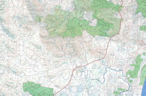 Getlost Map 9333-1N Nabiac NSW Topographic Map V15 1:25,000