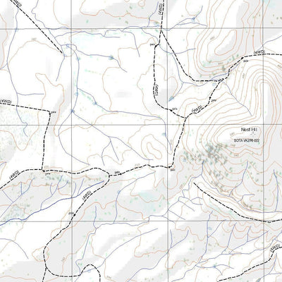 Getlost Map 8326-1N Nest Hill NSW Topographic Map V15 1:25,000