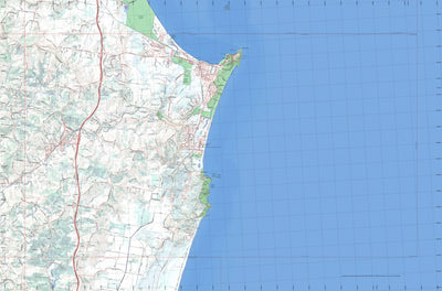 Getlost Map 9640-4S Byron Bay NSW Topographic Map V15 1:25,000
