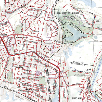 Getlost Map 9232-4S Maitland NSW Topographic Map V15 1:25,000